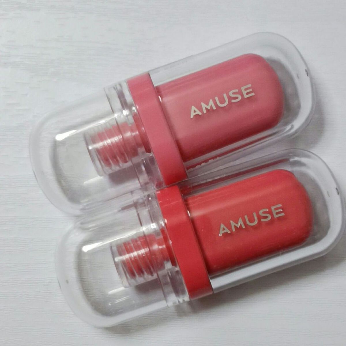 ジェルフィットティント/AMUSE/リップティントを使ったクチコミ（1枚目）