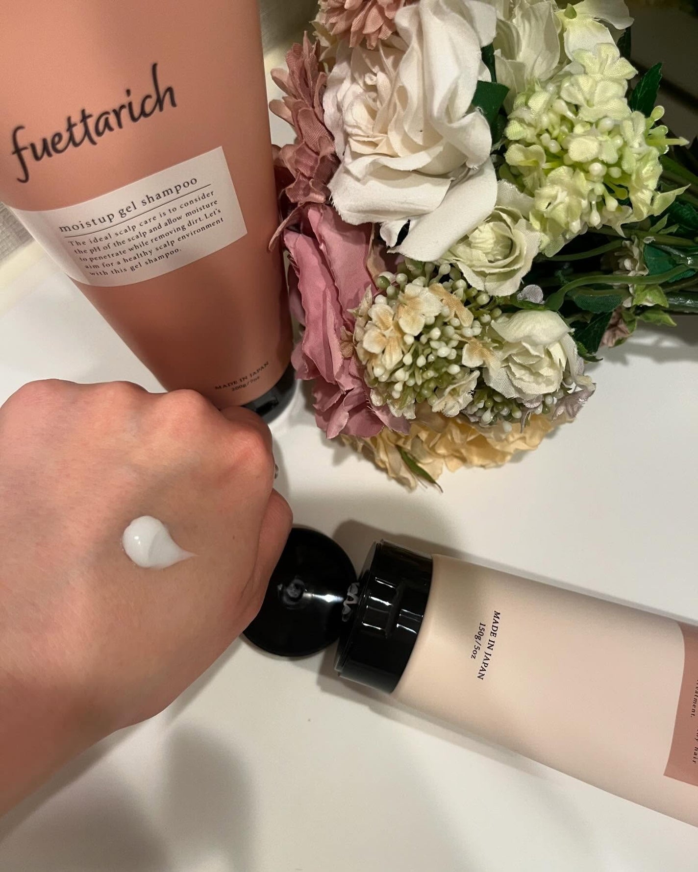 モイストアップ ジェル シャンプー/トリートメント/fuettarich (フエッタリッチ)/サロンシャンプーを使ったクチコミ(3枚目)