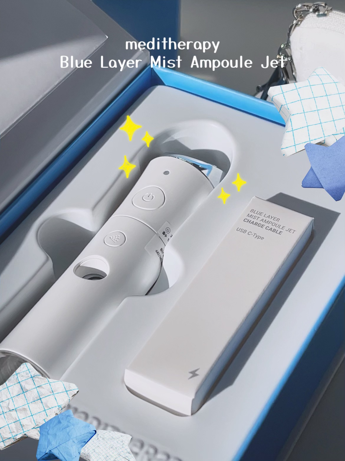 ブルーレイヤーミストアンプルジェット美顔器 / MEDITHERAPYの