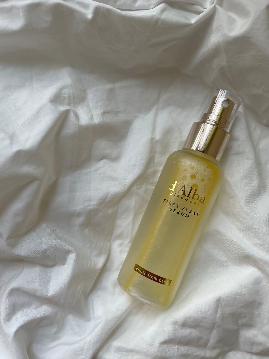 ダルバ ホワイトトリュフファーストスプレーセラム/ダルバ/ミスト状化粧水を使ったクチコミ(1枚目)