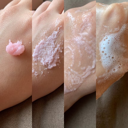 Q+Me スウィート ボム タラソ スクラブ/AGARISM/バスト・ヒップケアを使ったクチコミ(4枚目)