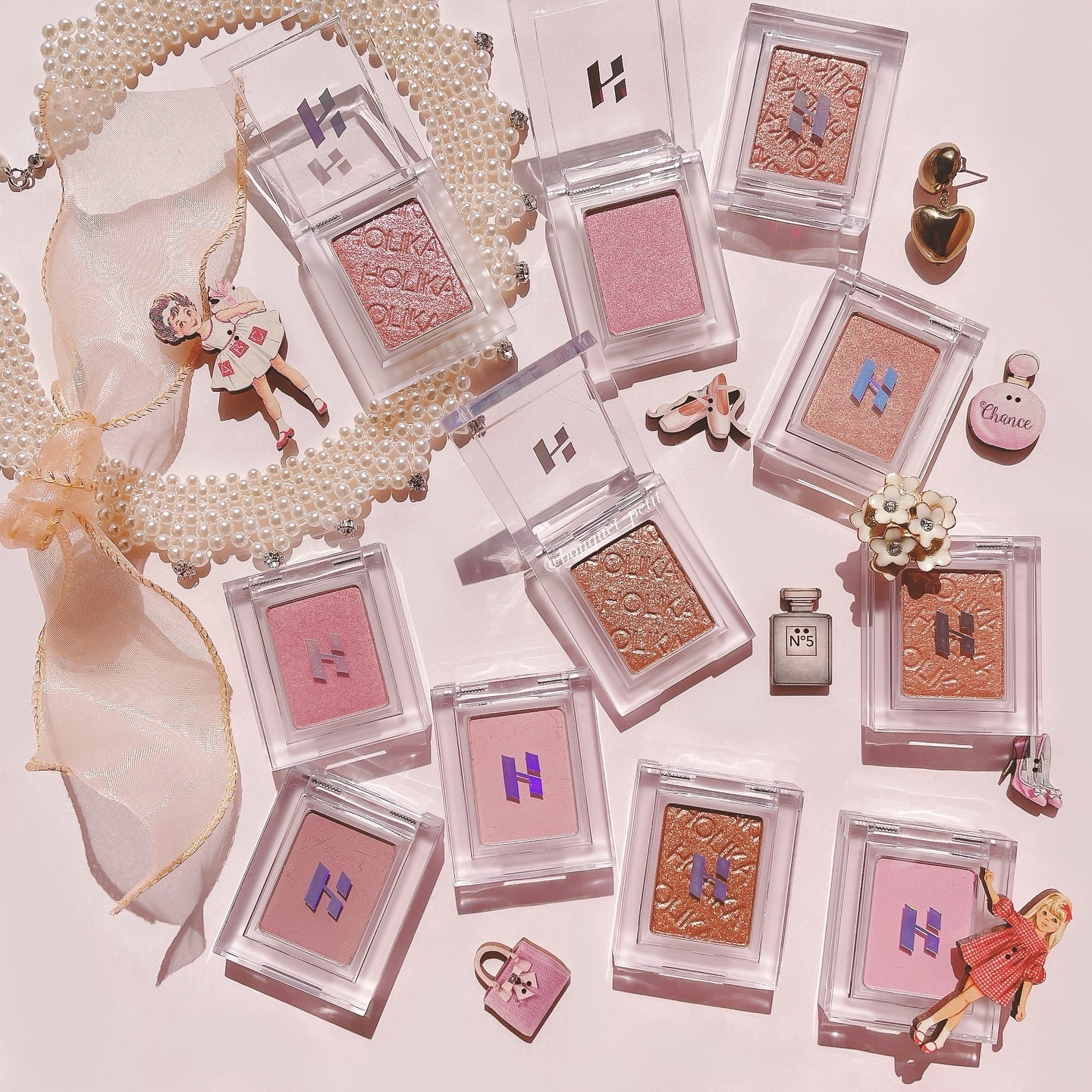 マイフェイブピースアイシャドウ 23 キティ(KITTY)/HOLIKA HOLIKA/単色アイシャドウを使ったクチコミ（1枚目）