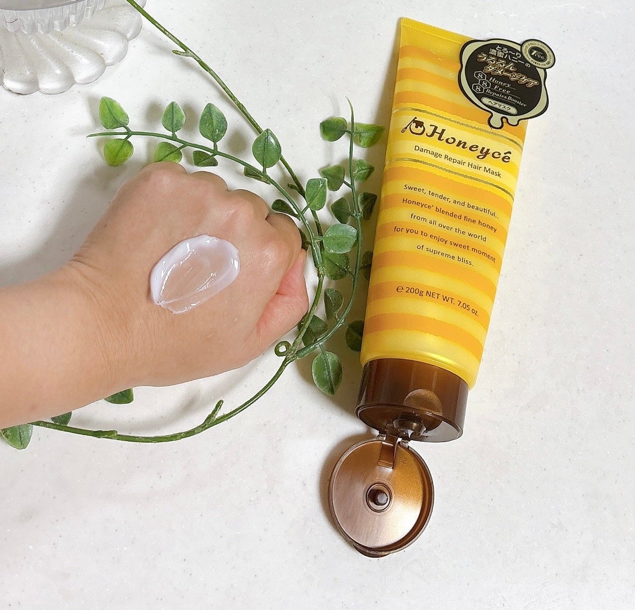 ハニーチェ ダメージリペア ヘアマスクY R/ハニーチェ/ヘアマスク・ヘアパックを使ったクチコミ(4枚目)