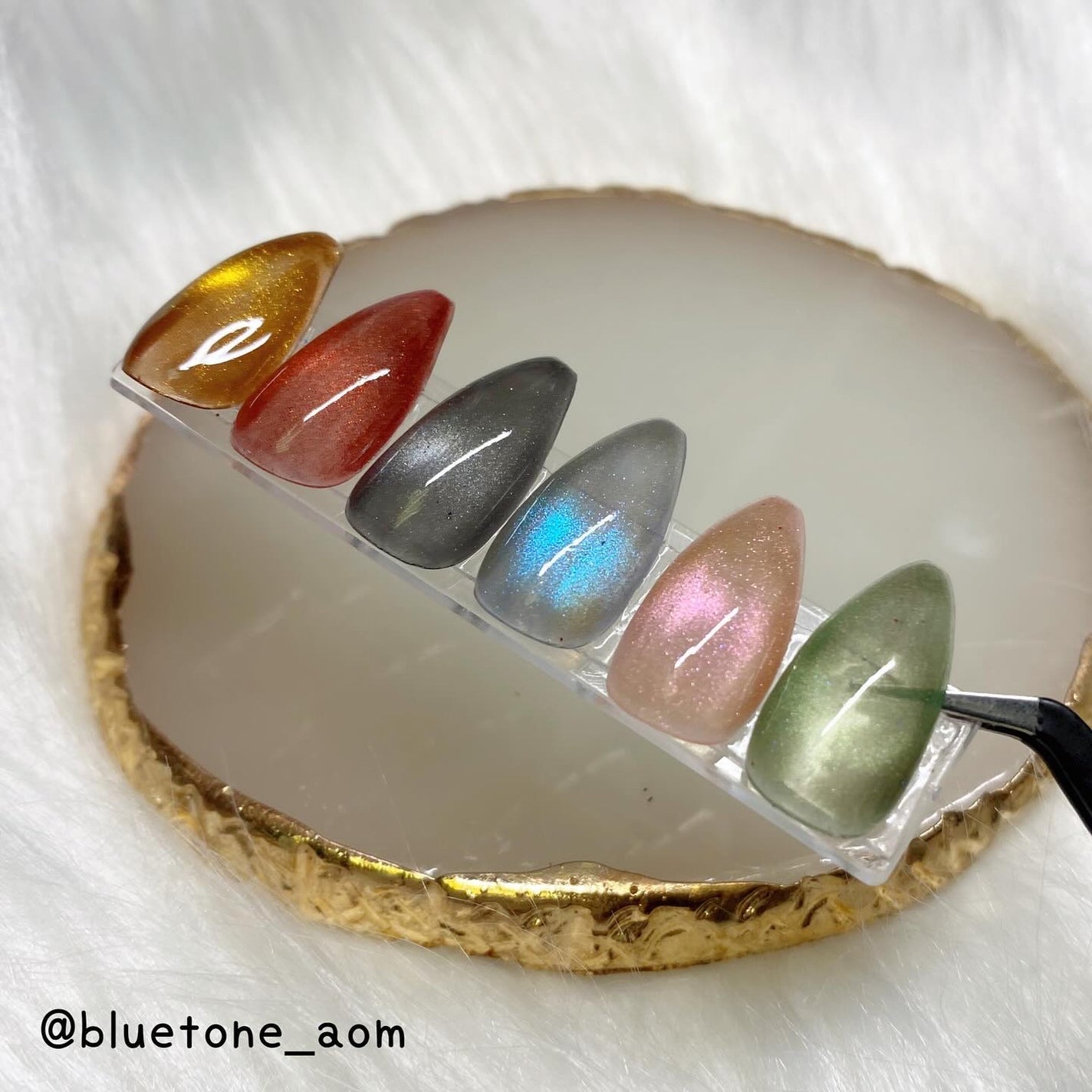 マグネットパウダー/セリア/ネイル用品を使ったクチコミ(9枚目)