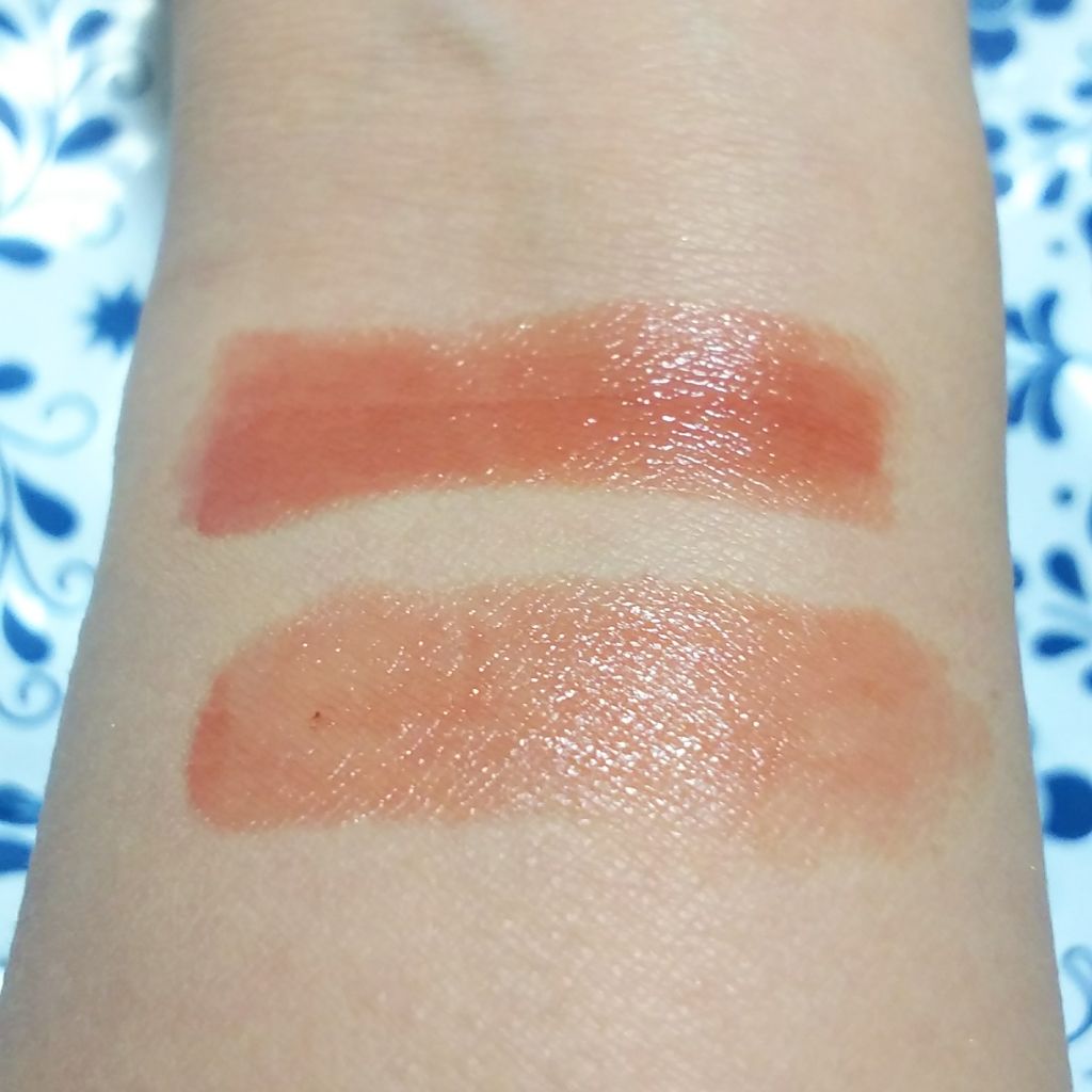 ラスティンググロスリップ/CEZANNE/口紅を使ったクチコミ（2枚目）