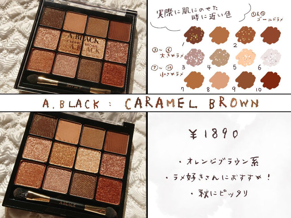 グラムチェンジマルチパレット/A.BLACK/マルチパレットを使ったクチコミ（1枚目）