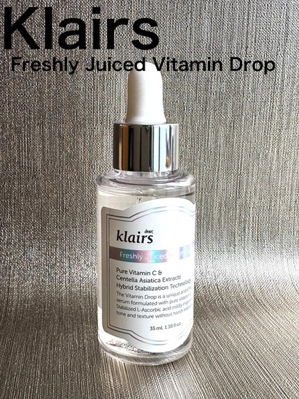 フレッシュリージュースドビタミンドロップ(35ml)/Klairs/美容液を使ったクチコミ(1枚目)