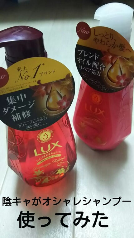 ルミニーク ダメージリペア シャンプー/トリートメント/LUX/市販シャンプーを使ったクチコミ(1枚目)