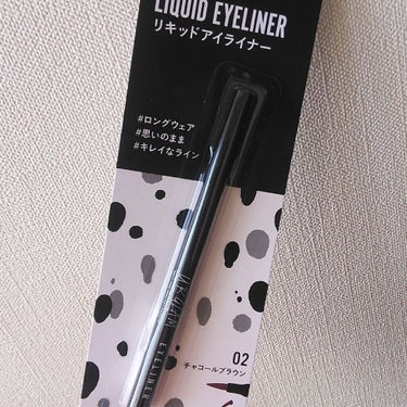 UR GLAM　LIQUID EYELINER チャコールブラウン/U R GLAM/リキッドアイライナーを使ったクチコミ（1枚目）