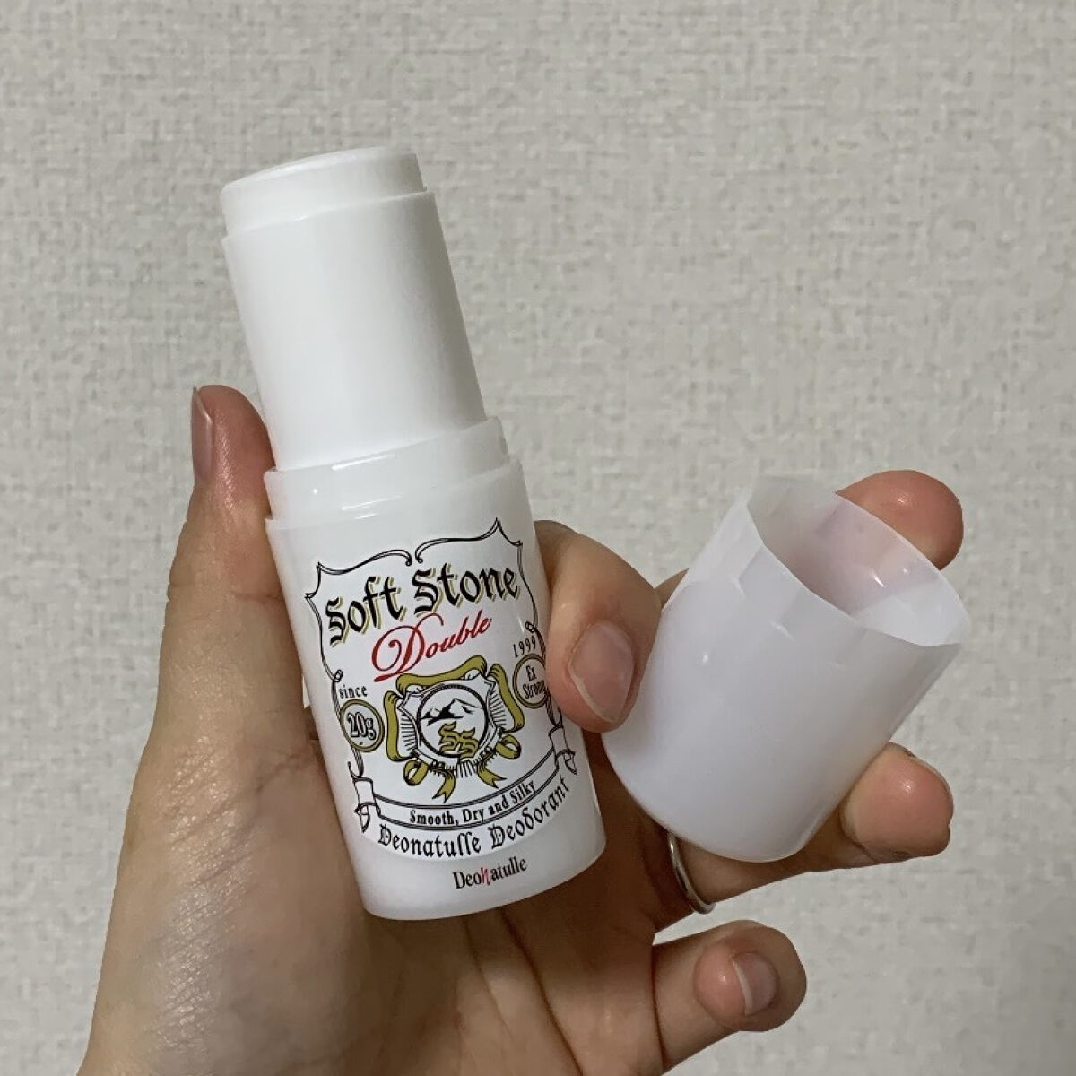 薬用ソフトストーンＷ/デオナチュレ/デオドラント・制汗剤を使ったクチコミ（3枚目）