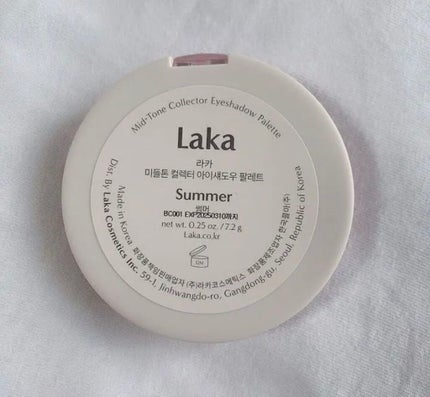 ミドルトーンアイシャドウコレクターパレット/Laka/アイシャドウパレットを使ったクチコミ(4枚目)