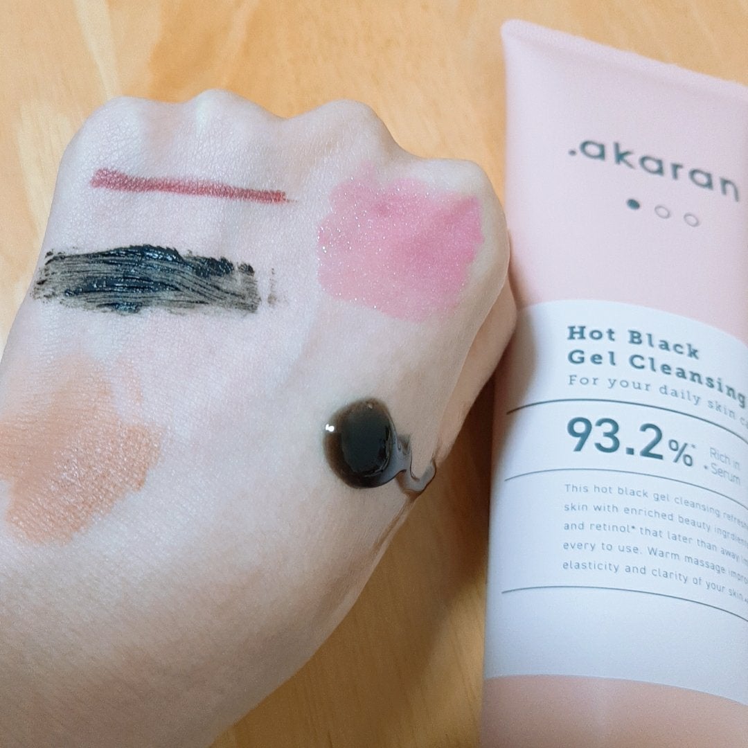 ホットブラックジェルクレンジング/.akaran/クレンジングジェルを使ったクチコミ(3枚目)