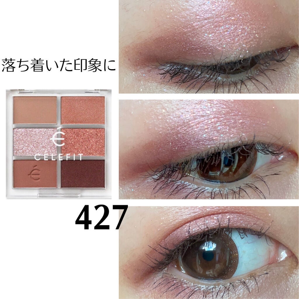 プロアイシャドウパレットセシル/CELEFIT/アイシャドウパレットを使ったクチコミ(3枚目)