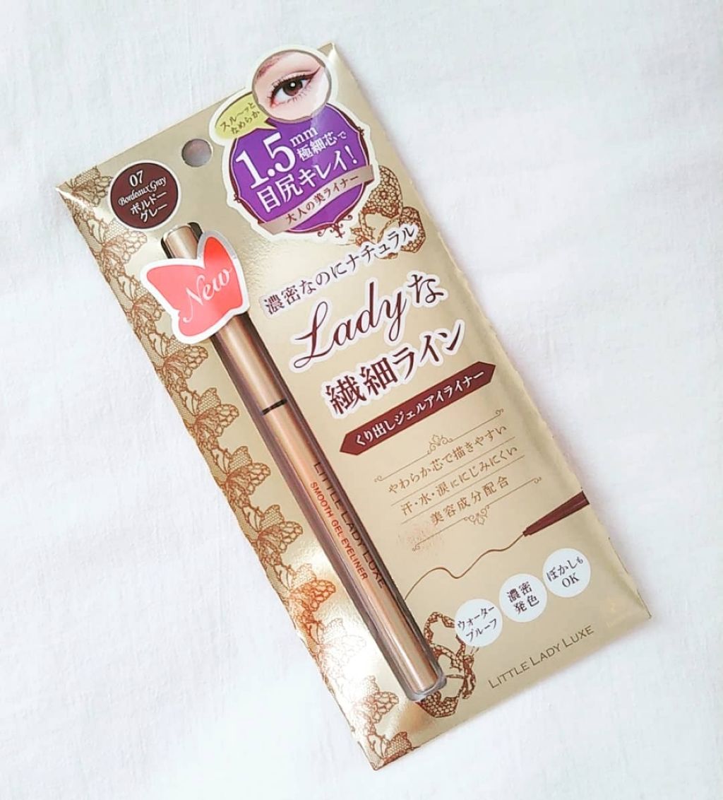 スムースジェルアイライナー/リトルレディ リュクス/ジェルアイライナーを使ったクチコミ(4枚目)