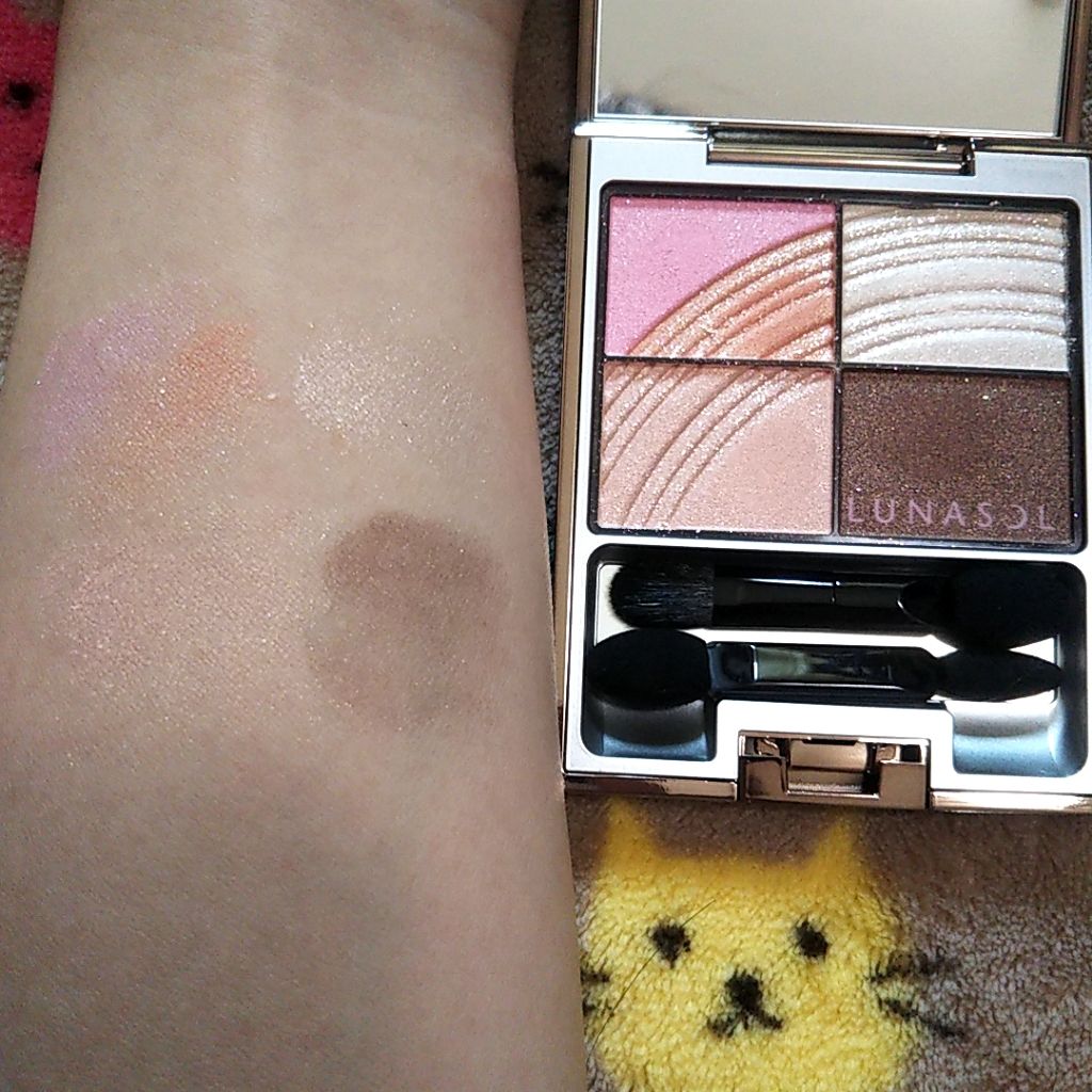 カラフルスカイアイズ/LUNASOL/アイシャドウパレットを使ったクチコミ（2枚目）