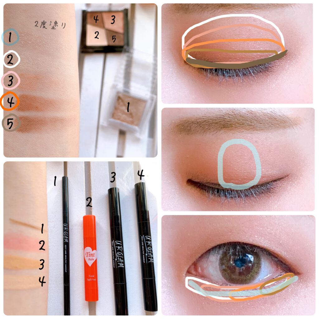 スリムスケッチアイブロウペンシル/U R GLAM/アイブロウペンシルを使ったクチコミ（2枚目）