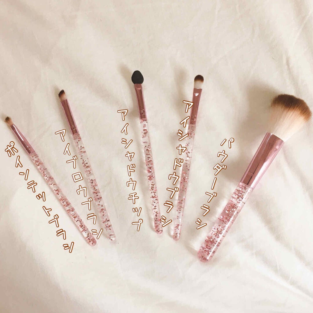 メイクブラシセット/3COINS/メイクブラシを使ったクチコミ(2枚目)