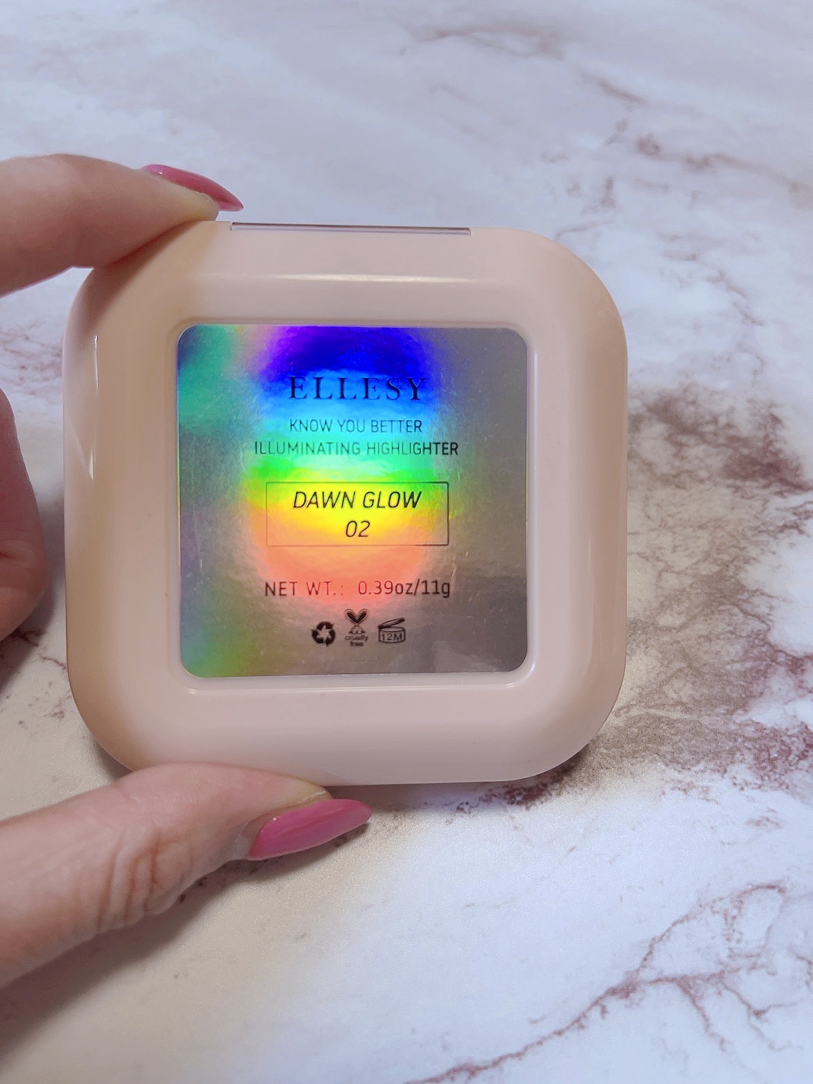 know you letten ダイヤモンド ハイライトパウダー/ELLESY/パウダーハイライトを使ったクチコミ（3枚目）