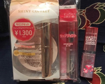 ウォーター シャイニー ダイヤモンドダイヤ/MAYBELLINE NEW YORK/口紅を使ったクチコミ(1枚目)