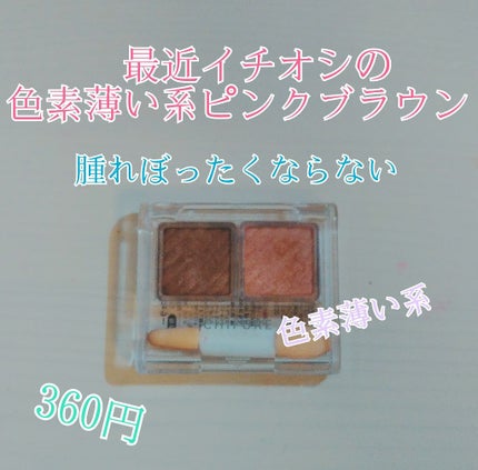 アイ カラー(チップ付)/ちふれ/アイシャドウパレットを使ったクチコミ(1枚目)