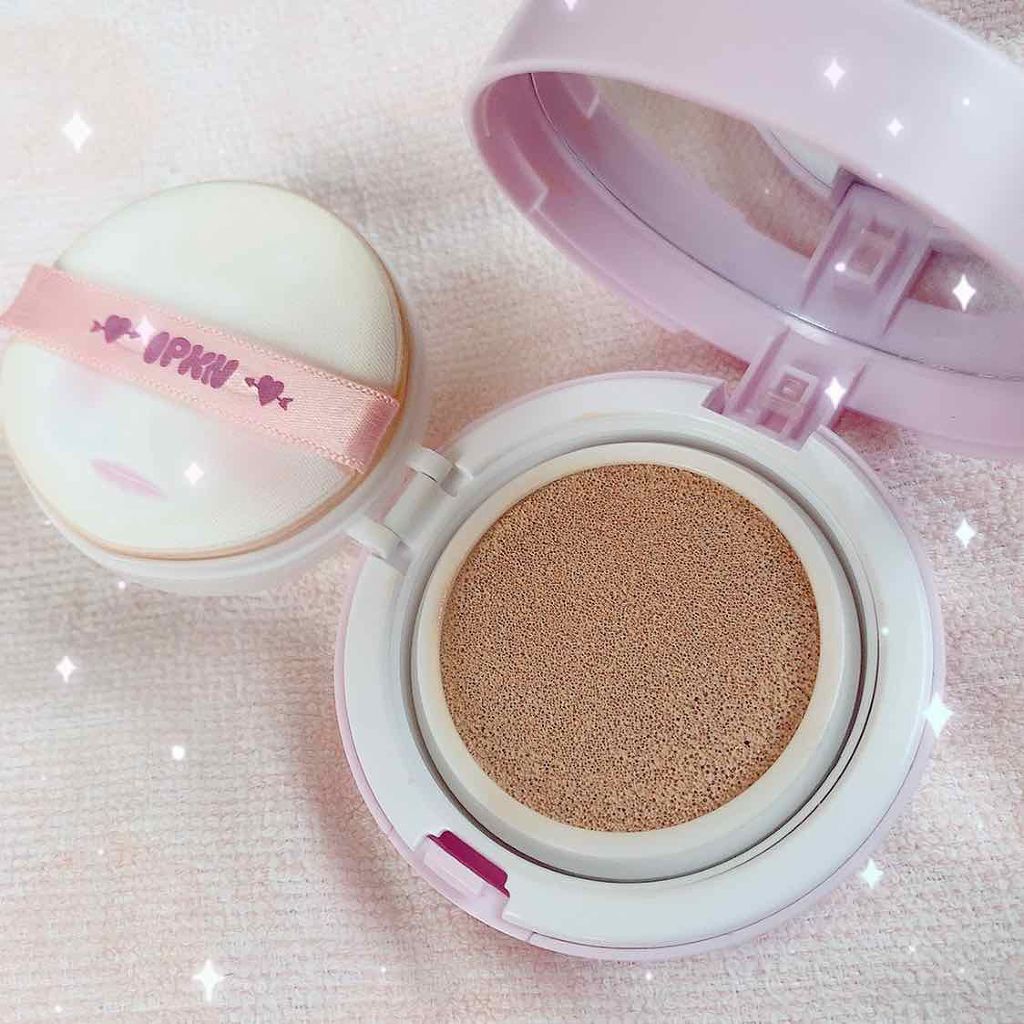 IPKNトゥインクル カバーファンクッション/スキンガーデン/クッションファンデーションを使ったクチコミ（2枚目）