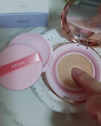 ピンクティーツリーカバーアップグロウクッション/APLIN/クッションファンデーションを使ったクチコミ(3枚目)