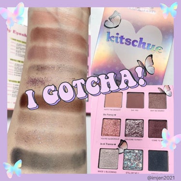 Kitschue I Gotcha Eye Pallete/YOUR BRAND/パウダーアイシャドウを使ったクチコミ（1枚目）