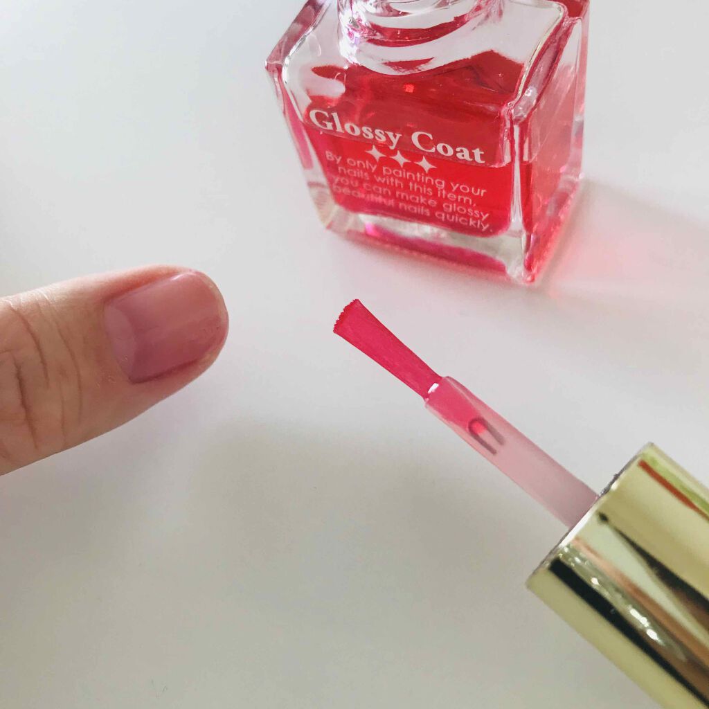 グロッシーコート/スキューズミー/オールインワンネイルを使ったクチコミ（2枚目）