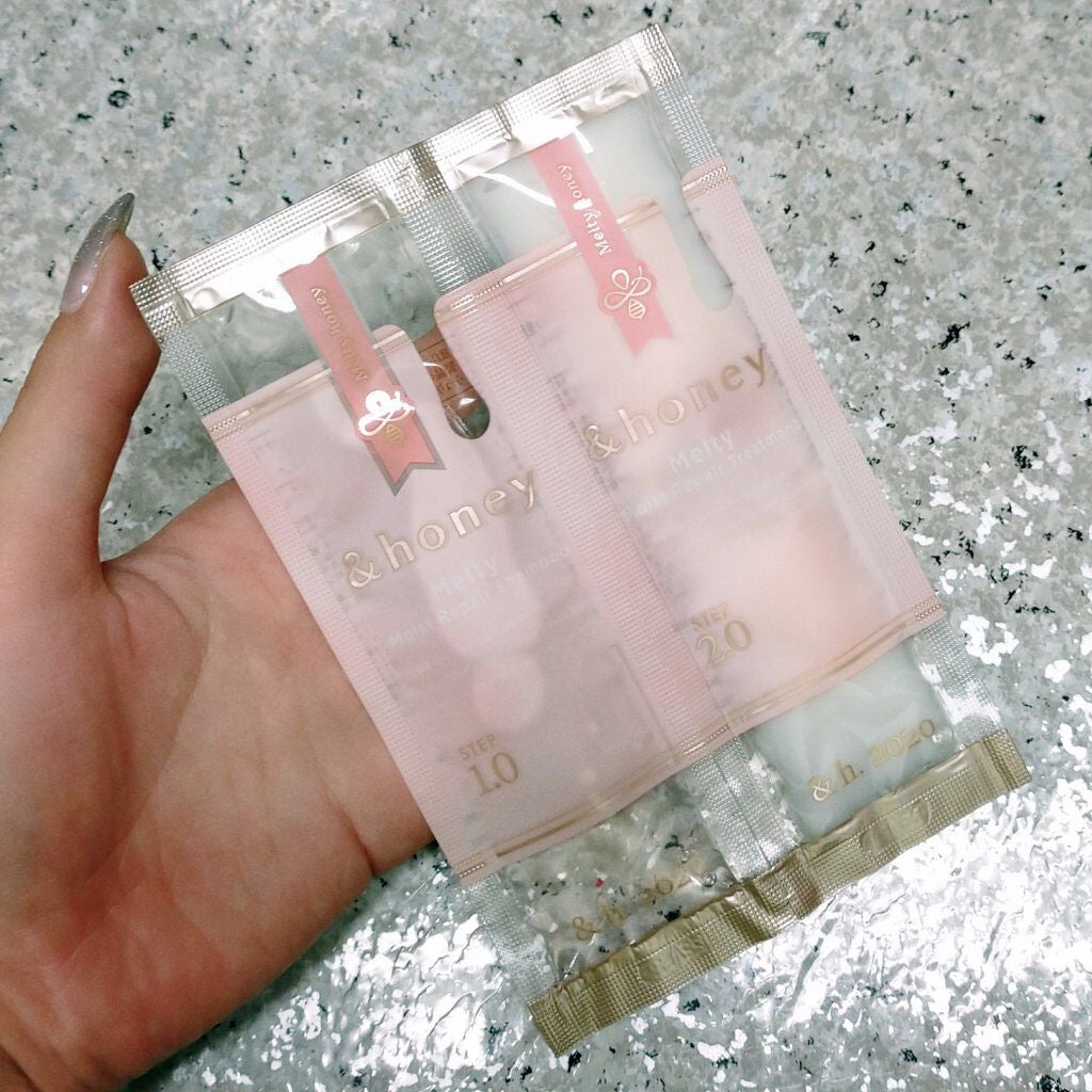 &honey Melty モイストリペア シャンプー1.0/モイストリペア ヘアトリートメント2.0/&honey/市販シャンプーを使ったクチコミ(1枚目)