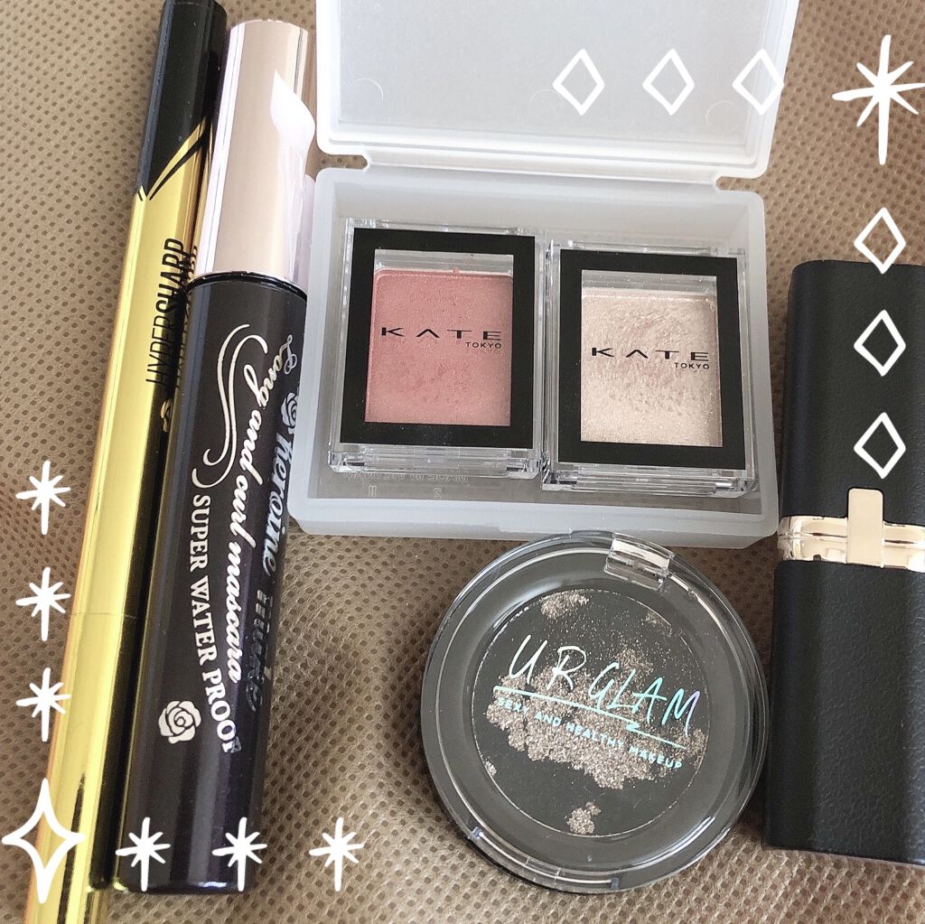 URGLAM　SPARKLE EYESHADOW 06/U R GLAM/単色アイシャドウを使ったクチコミ（1枚目）