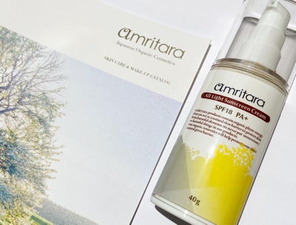 オールライト サンスクリーン クリーム SPF18 PA+/AMRITARA/化粧下地を使ったクチコミ(4枚目)