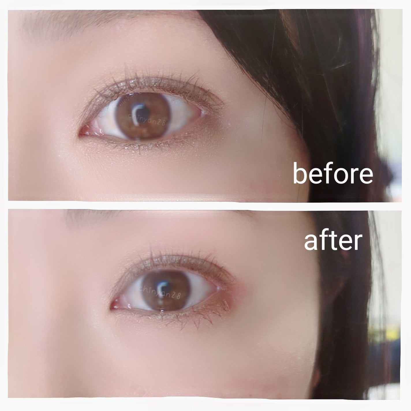 貼るだけ下まつげシール モテナチュラル/秒速整形/つけまつげを使ったクチコミ(4枚目)