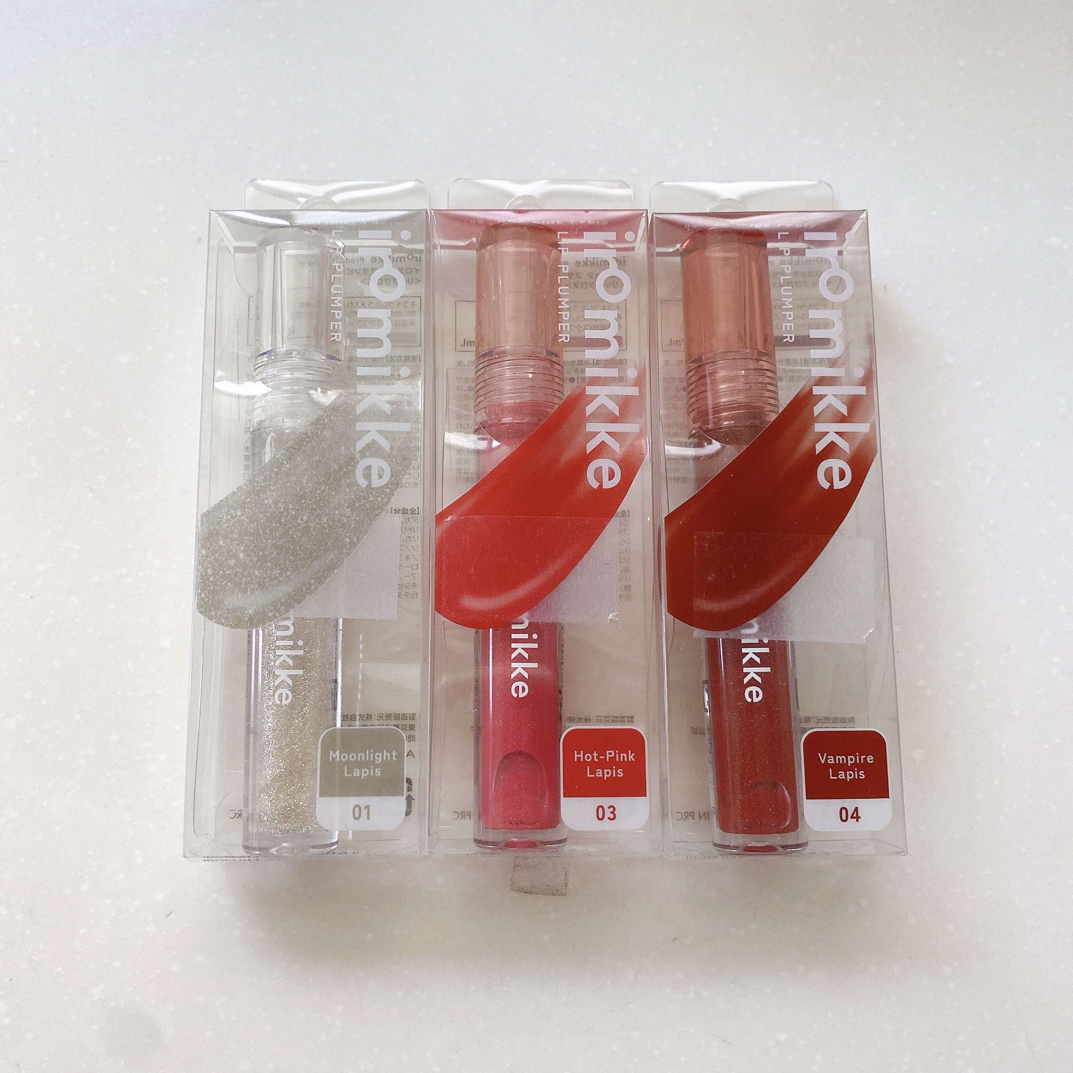 イロミッケ プランピングリップ/iromikke/リップグロスを使ったクチコミ（2枚目）