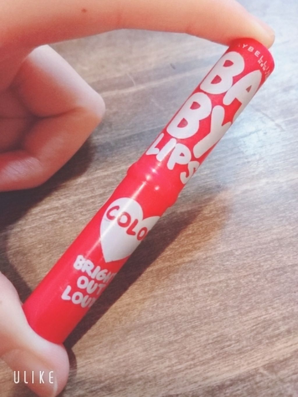 リップクリーム カラー BABY LIPS/MAYBELLINE NEW YORK/リップケアを使ったクチコミ（1枚目）