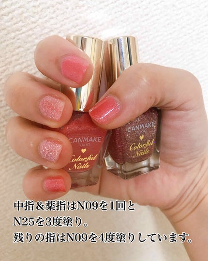 カラフルネイルズ/キャンメイク/マニキュアを使ったクチコミ(2枚目)