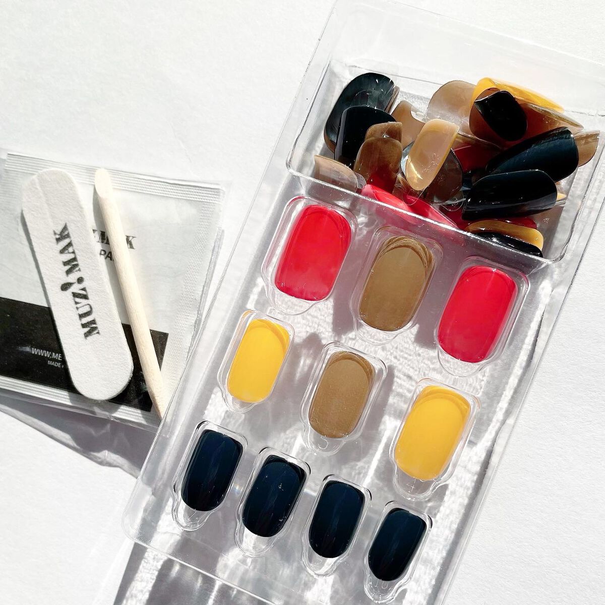 TPUネイルチップ(shape:Regular Square)/Muzmak/ネイルチップ・パーツを使ったクチコミ(3枚目)