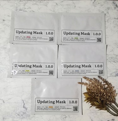 Updating Mask 1.0.0 5タイプセット 1セット5枚入り/meol/シートマスク・パックを使ったクチコミ（1枚目）