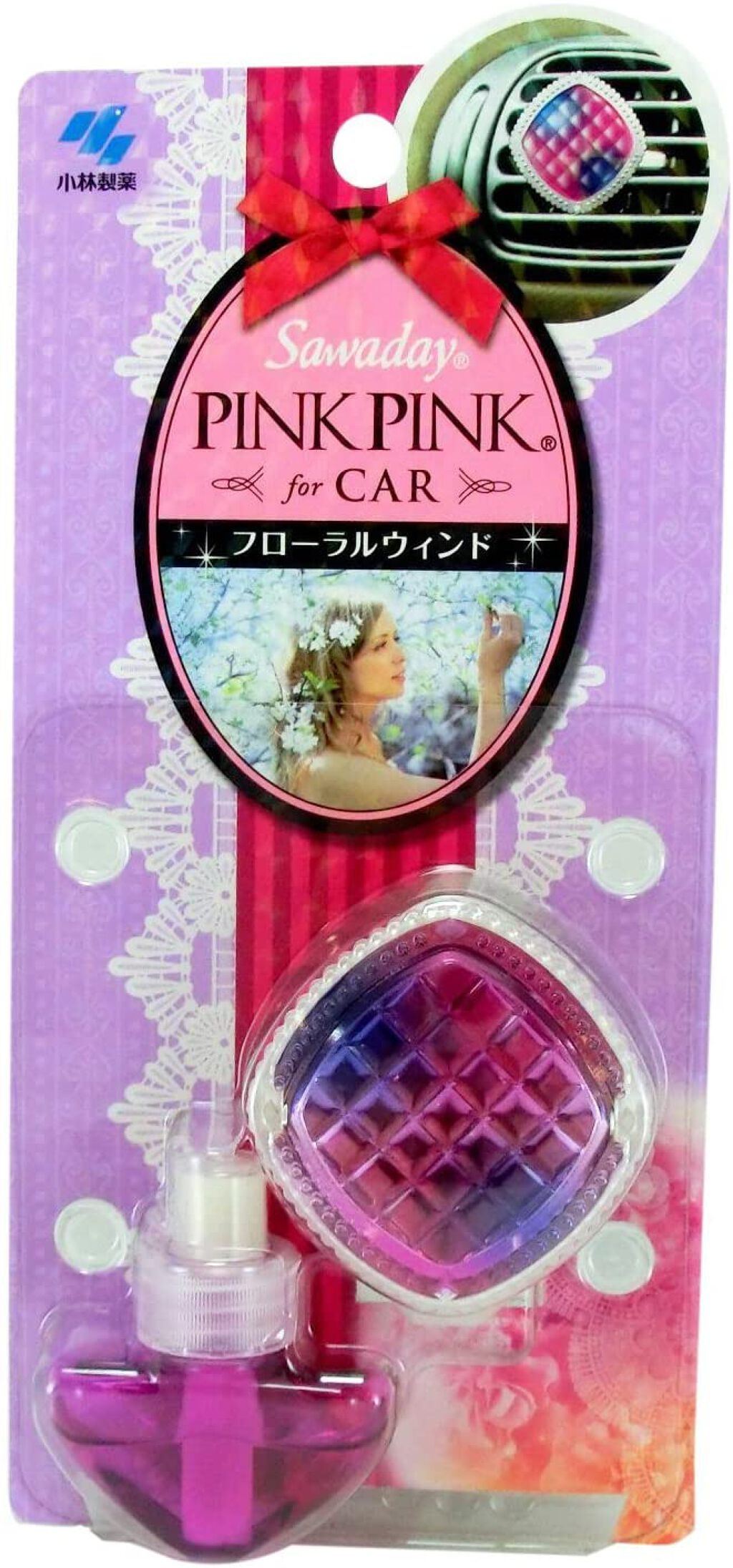 SawadayPINKPINKforCAR フローラルウィンド
