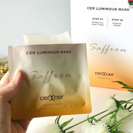 ルミナスマスク (ケアクリーム付き) /cerXcer/シートマスク・パックを使ったクチコミ(6枚目)