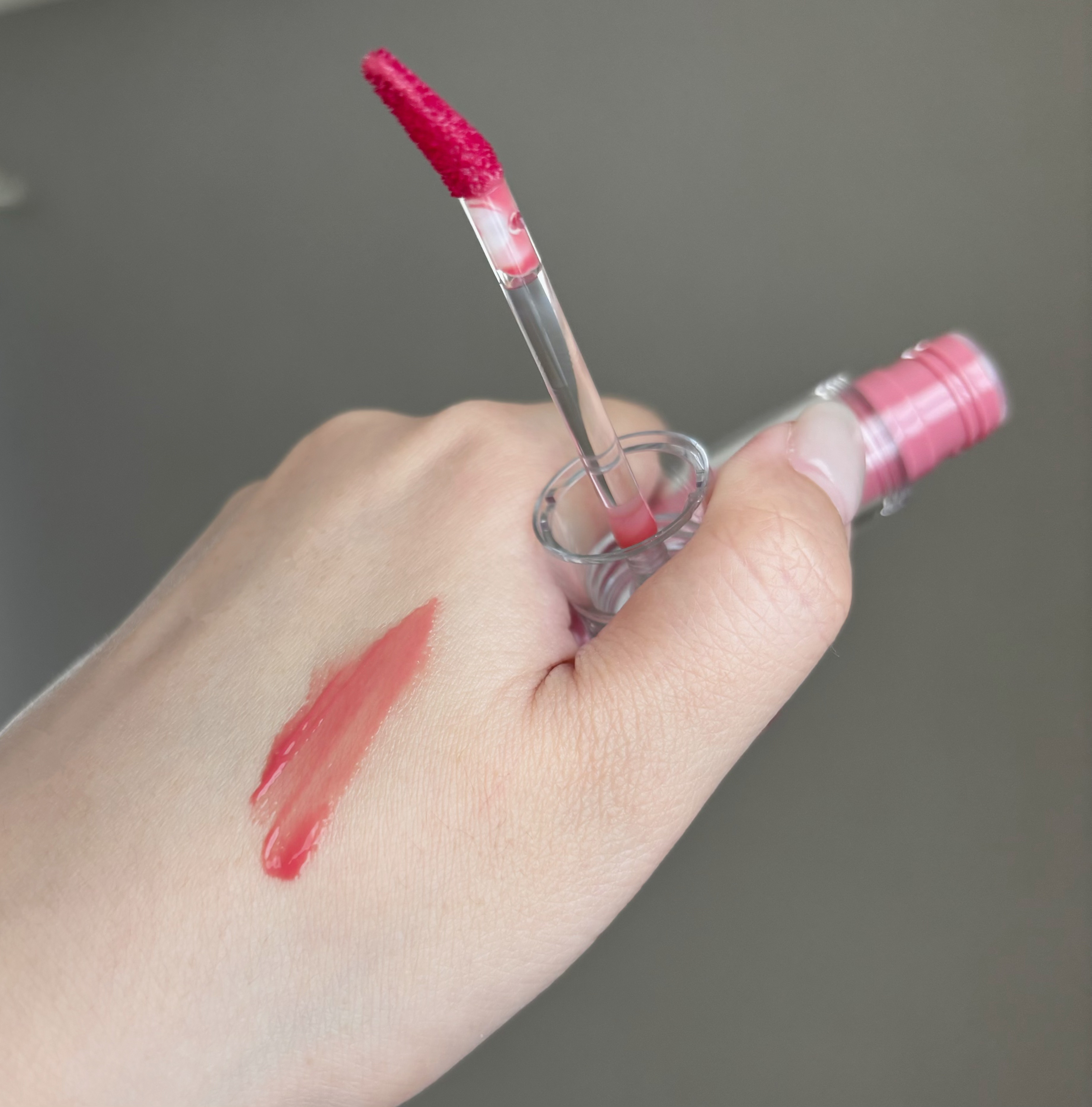 ウォーターシルキーリップ/upink/口紅を使ったクチコミ（3枚目）