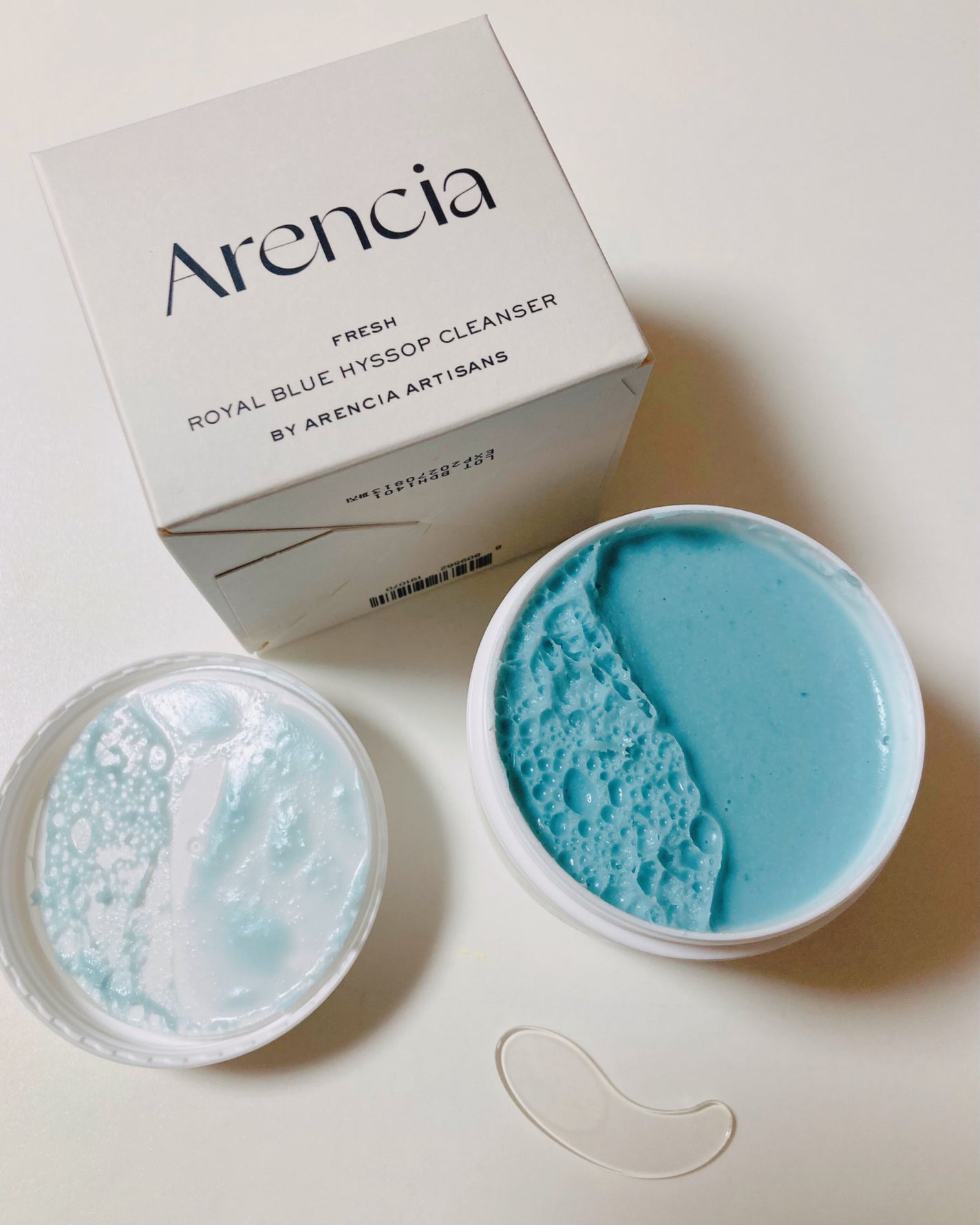 アレンシアフレッシュもちソープ「ロイヤルブルーヒソップ」/アレンシア/その他洗顔料を使ったクチコミ(2枚目)