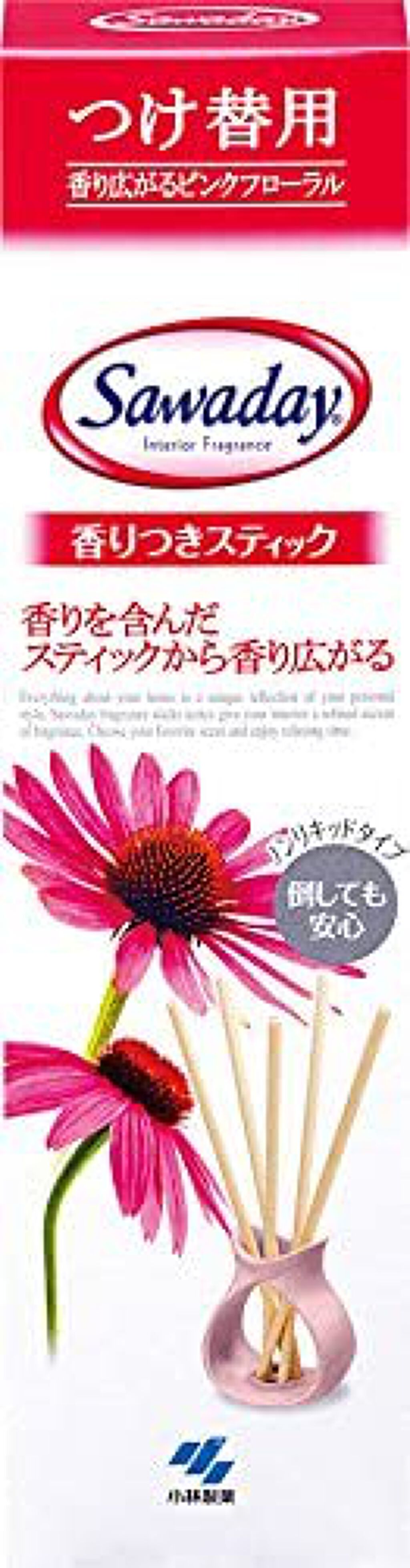 Sawaday香りつきスティック つけ替用 香り広がるピンクフローラル