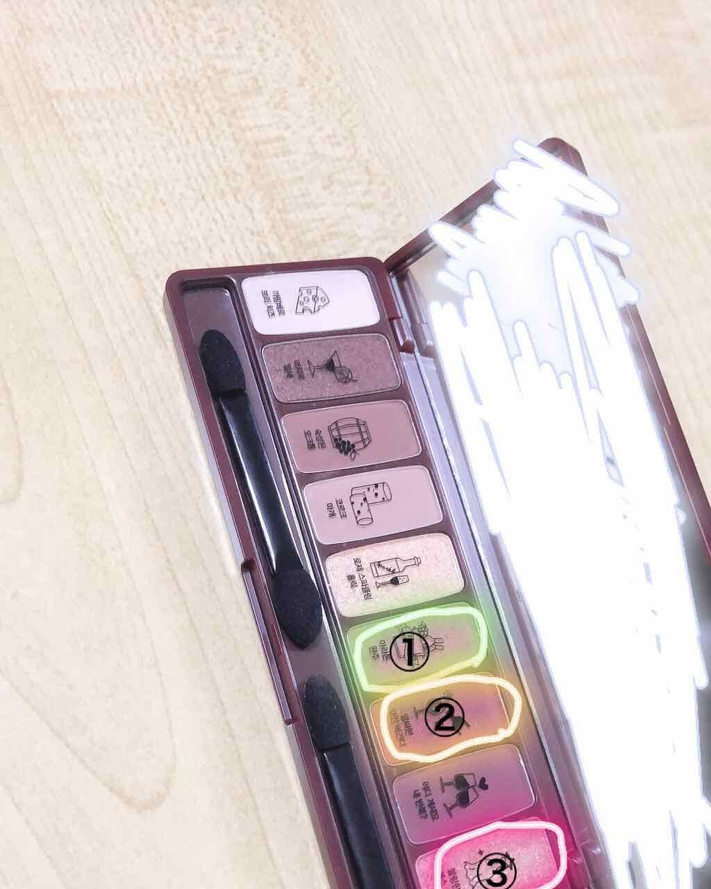 プレイカラー アイシャドウ/ETUDE/アイシャドウパレットを使ったクチコミ(3枚目)