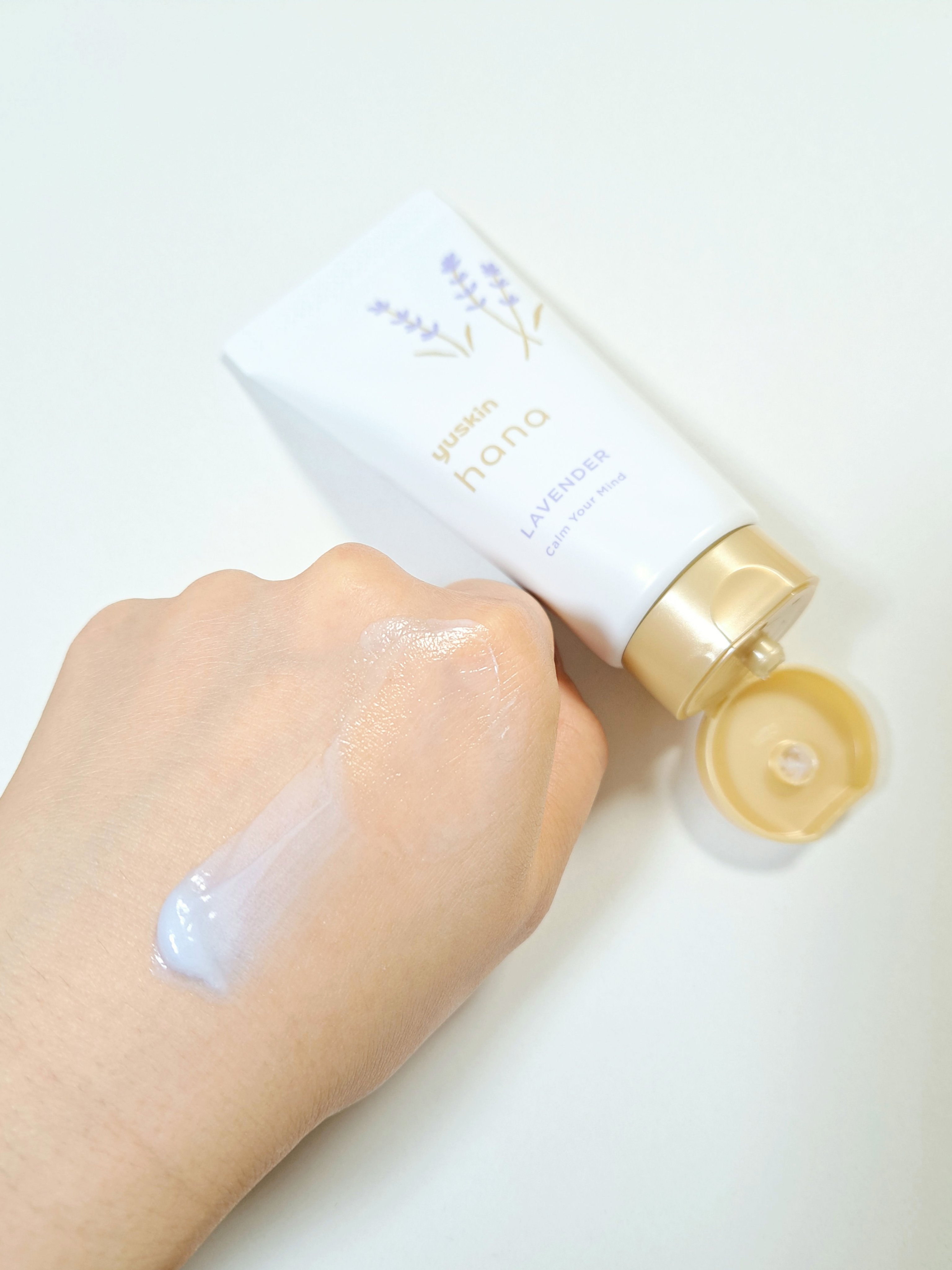 ハンドクリーム ラベンダー 50g/ユースキンhana/ハンドクリームを使ったクチコミ（1枚目）