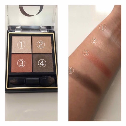 リアルクローズシャドウ/excel/アイシャドウパレットを使ったクチコミ(2枚目)