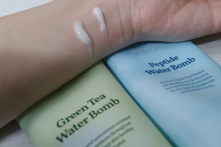 グリーンティーウォーターボム/Bonajour/フェイスクリームを使ったクチコミ(2枚目)