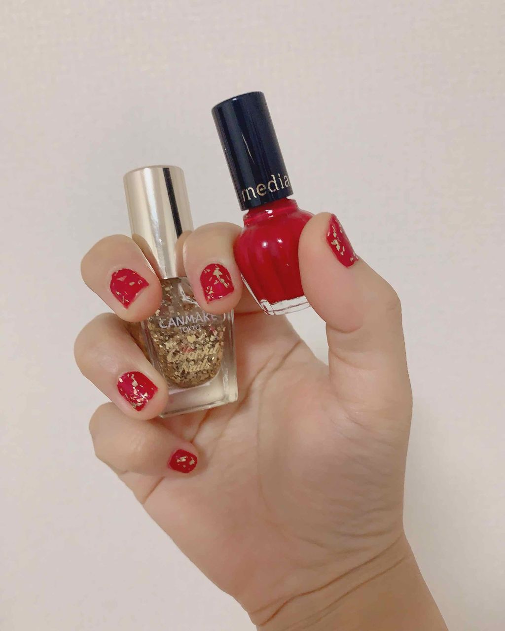 ミニネイル/media/マニキュアを使ったクチコミ（1枚目）