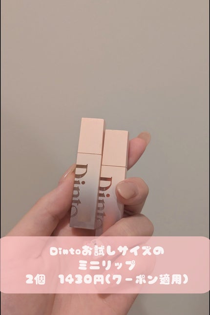 (ル・シャ ボテコレクション)ブラーゼリーボリュームリップティント/Dinto/リップティントを使ったクチコミ(1枚目)