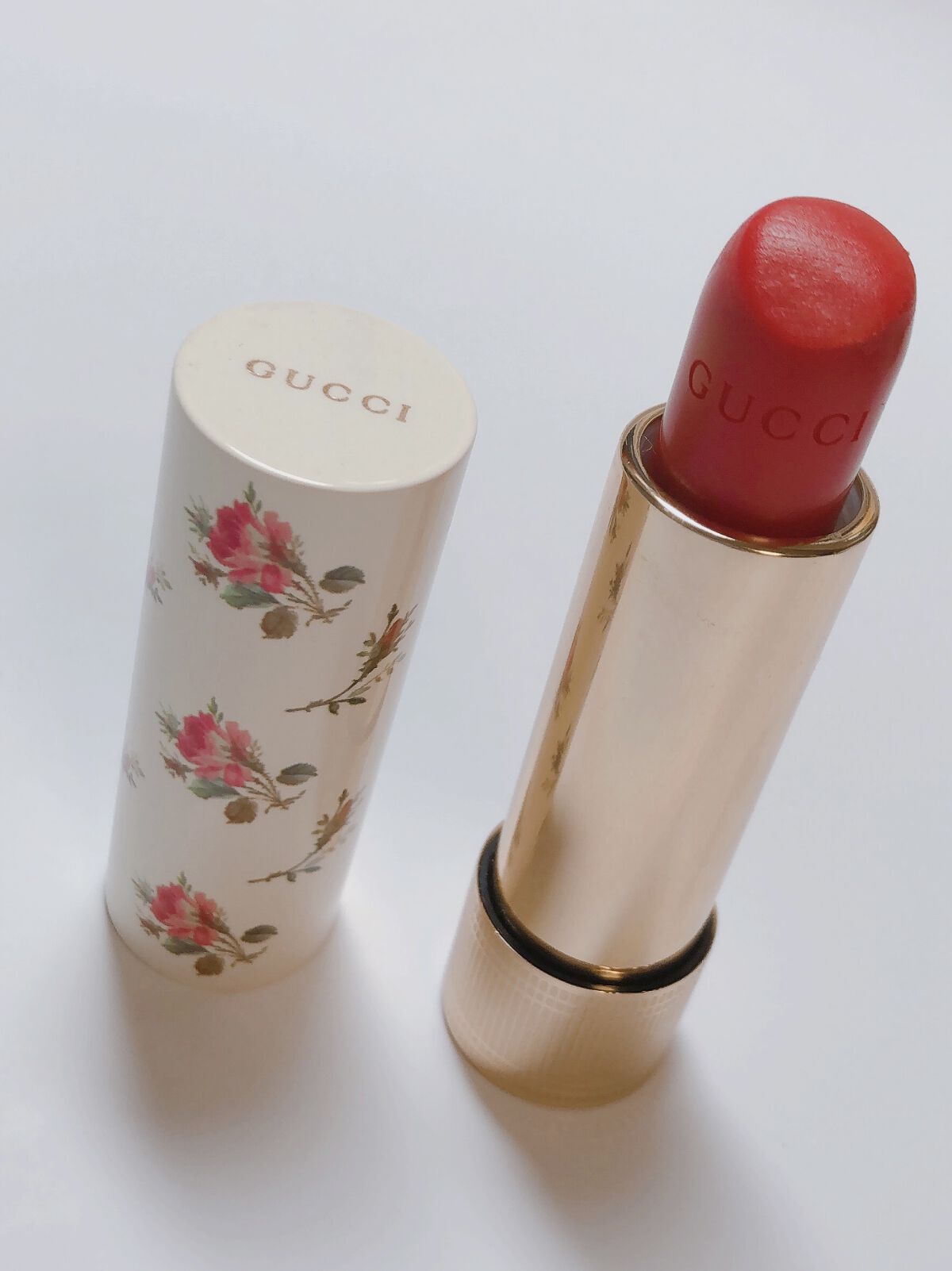 グッチ ルージュ ア レーヴル ヴォワル/GUCCI beauty/口紅を使ったクチコミ（2枚目）
