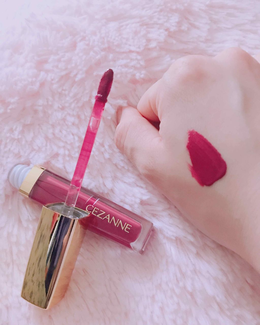 カラーティントリップ/CEZANNE/リップティントを使ったクチコミ（2枚目）